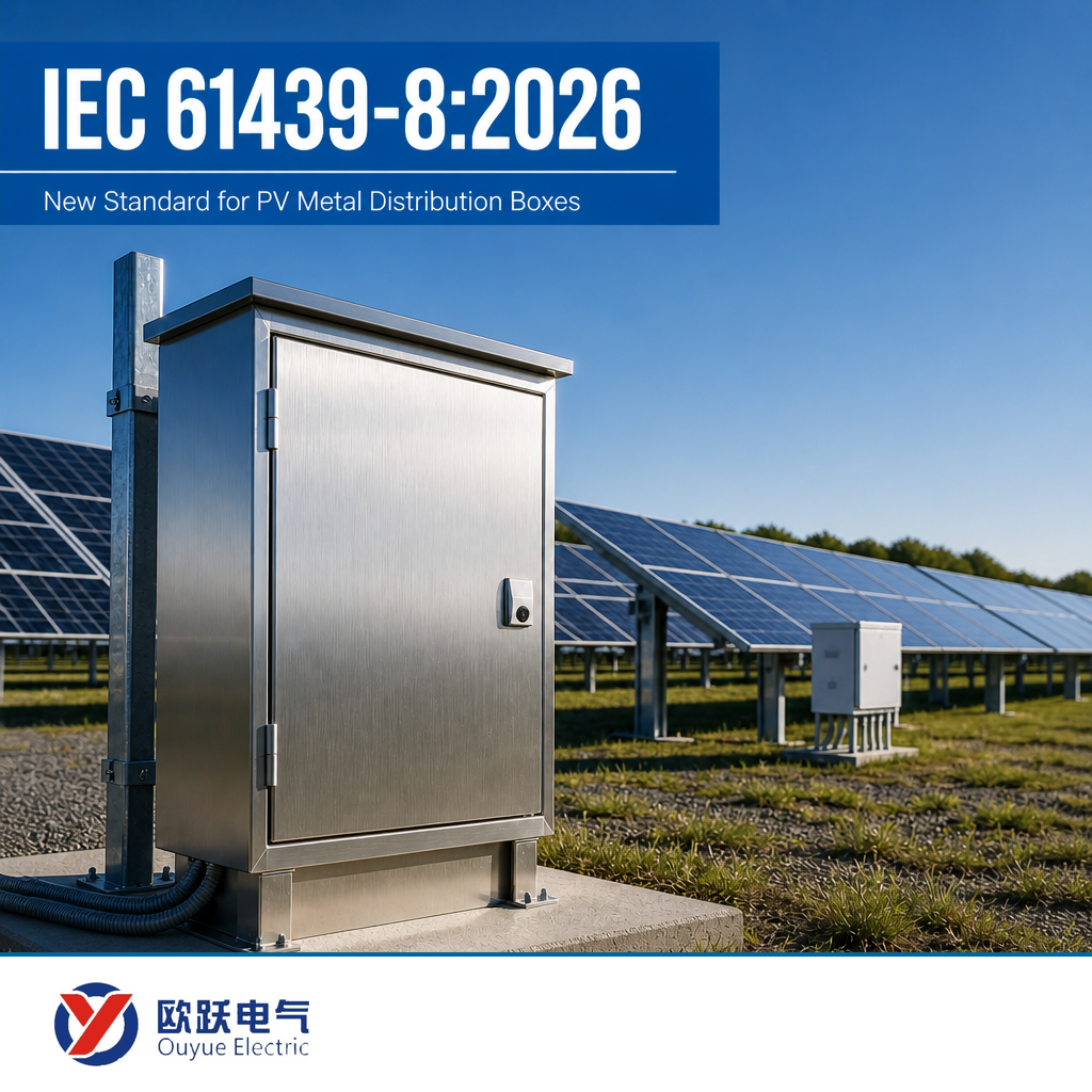 Quy tắc IEC 61439-8:2026 mới dành cho Hộp phân phối kim loại PV