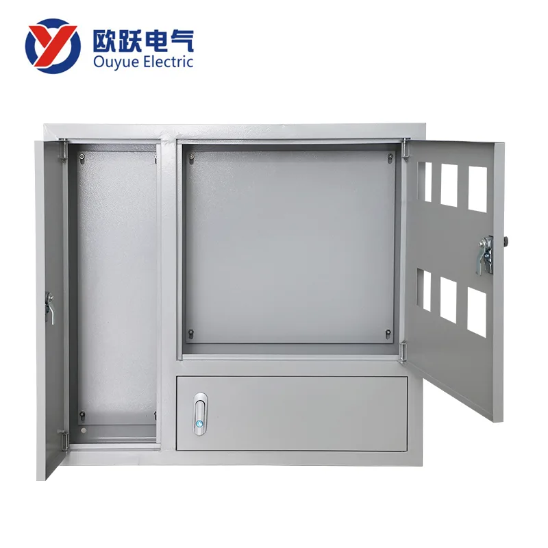 Hộp đồng hồ điện giấu trong nhà bằng sắt